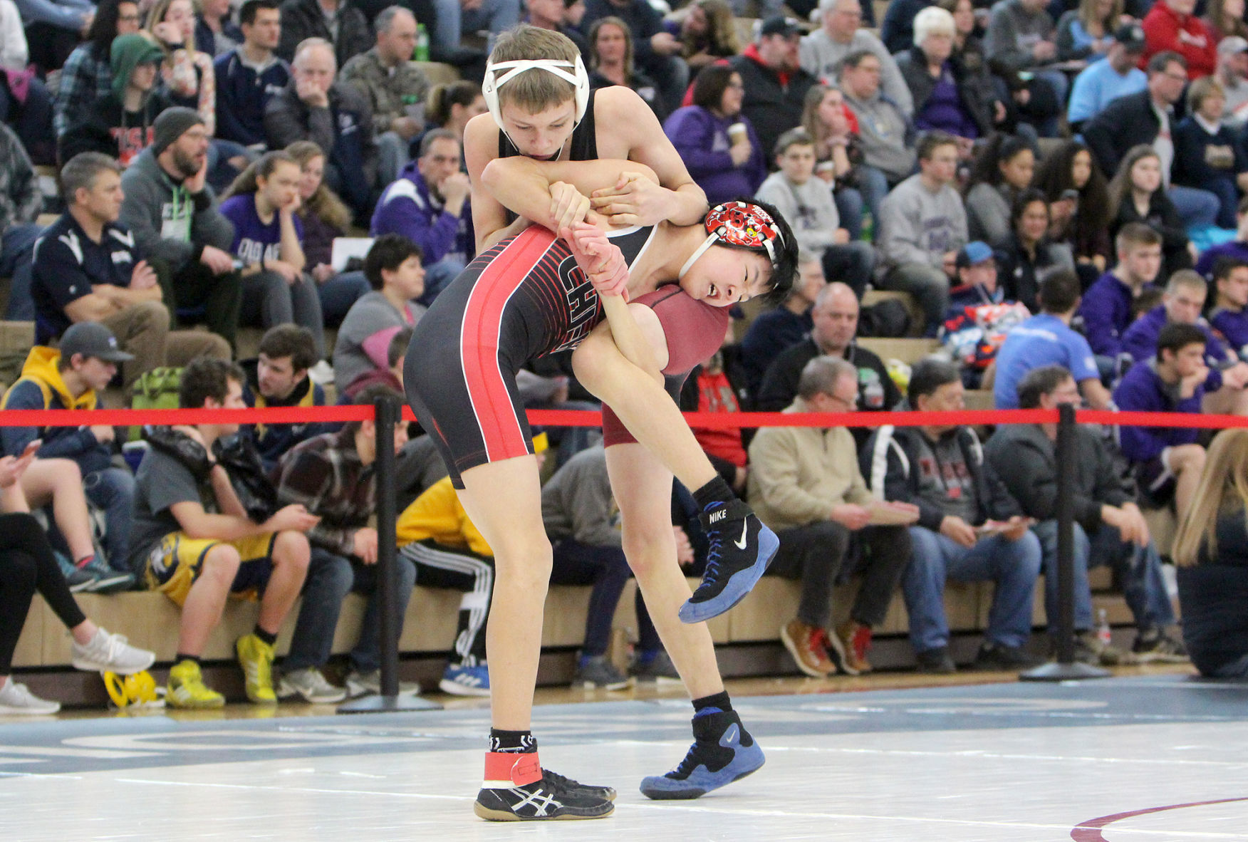 Division 1 wrestling regional at Chippewa Falls 2-9-19